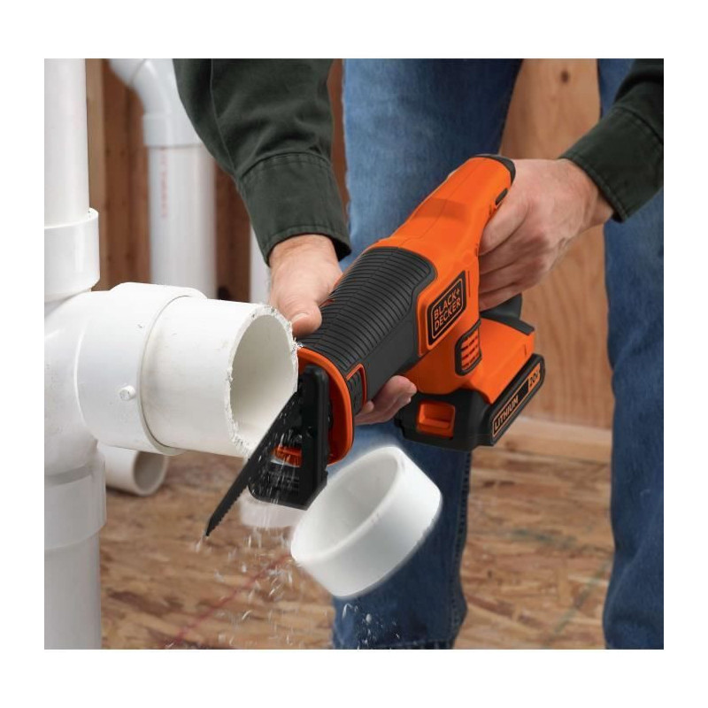 BLACK & DECKER Cordless saber saw BDCR18N - Blade 15 cm