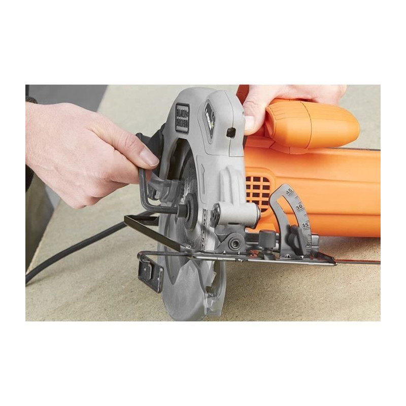 BLACK & DECKER Scie circulaire CS1250L-QS - 1250 W