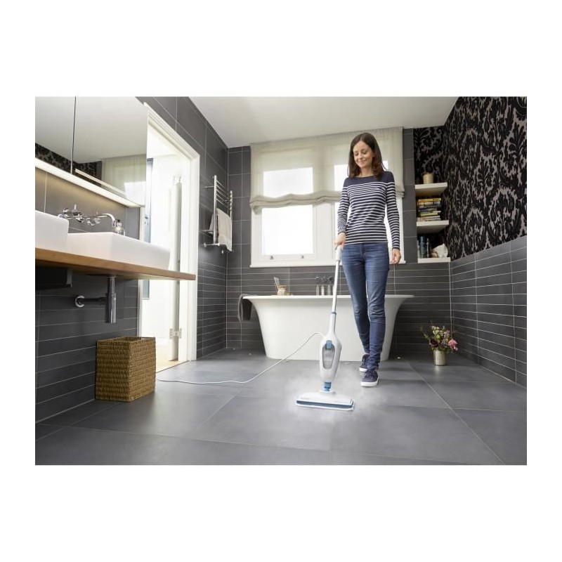Black+Decker - FSMH13E5 -QS - Steam broom with hand cleaner 5 in 1 130