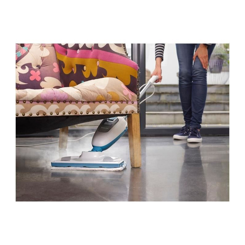 BLACK + DECKER FSMH13E10-QW - Steam Mop With Hand Cleaner - 1300W - 10