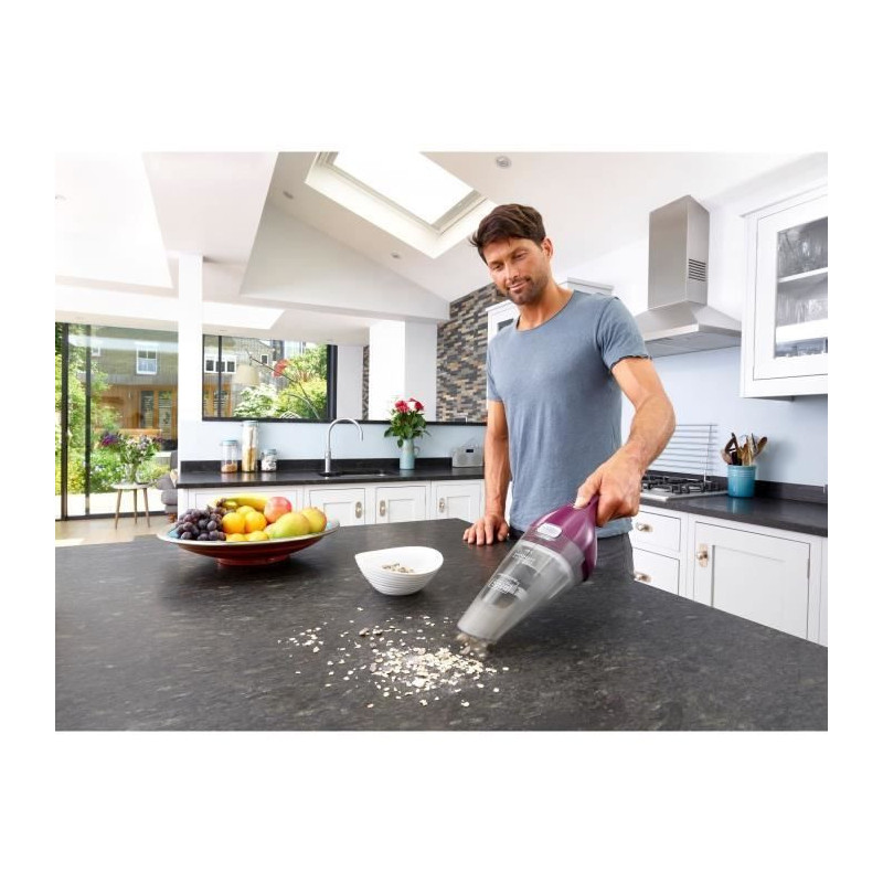 Cordless handheld vacuum cleaner - BLACK & DECKER - NVC115W-QW - 8 AW