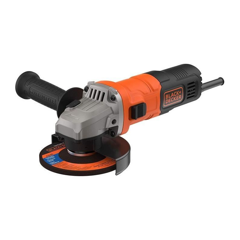 Black+Fricular angle grinder 710w beg010-qs side handle 3 positions