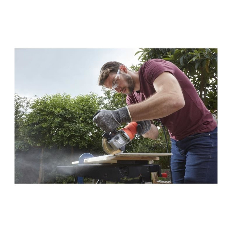 Black+Fricular angle grinder 710w beg010-qs side handle 3 positions