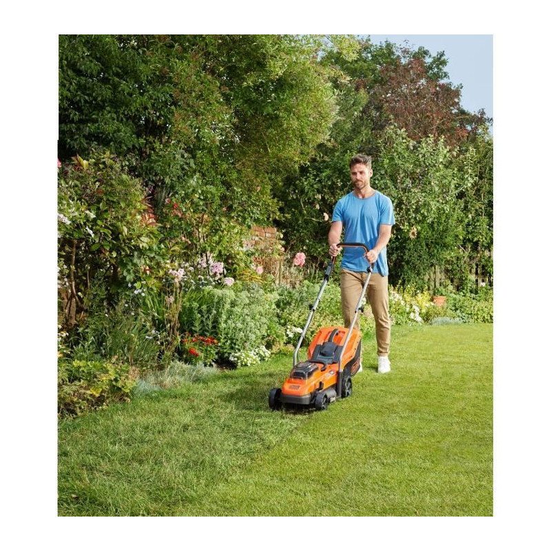 BLACK & DECKER 18V LITHIUM Cordless Lawnmower 33 cm - 2.5Ah - 2 batter