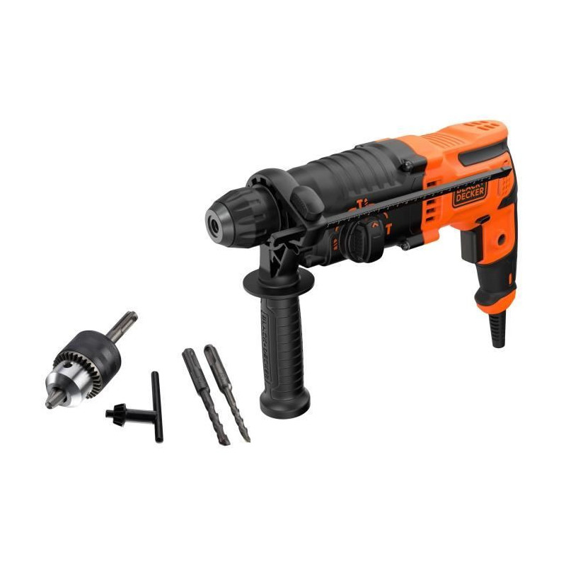 BLACK + DECKER BEHS01-QS HAMMER DRILL SDS + 650 WATTS