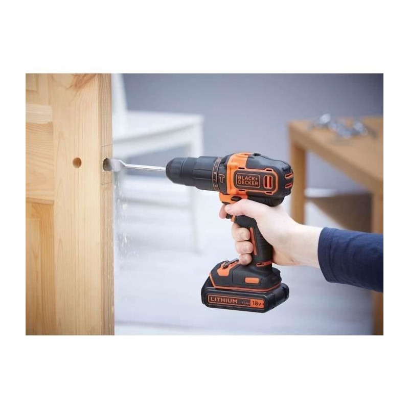 Black + Decker BDCHD18C2TA-QW 18V Impact Drill (2 Batteries)