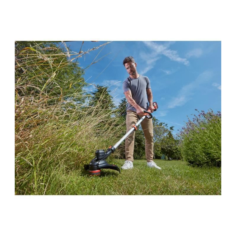 Black+33cm wireless 33cm cutter Decker BCST636L1 -QW 36V 2.5 Ah PowerC