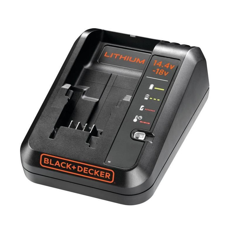 Chargeman 1.0 Ah for batteries 14.4V A 18V Black+Decker - BDC1A -QW