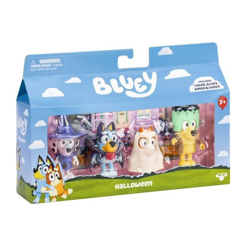 Figurine box set - BLUEY - Costumes - 4 articulated figurines - Access