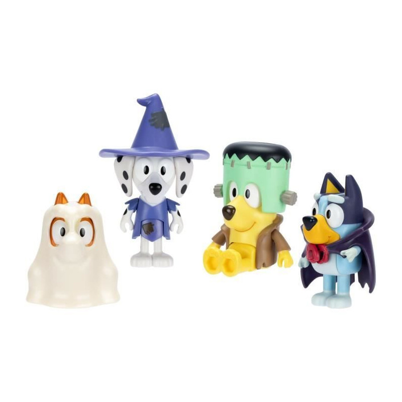Figurine box set - BLUEY - Costumes - 4 articulated figurines - Access