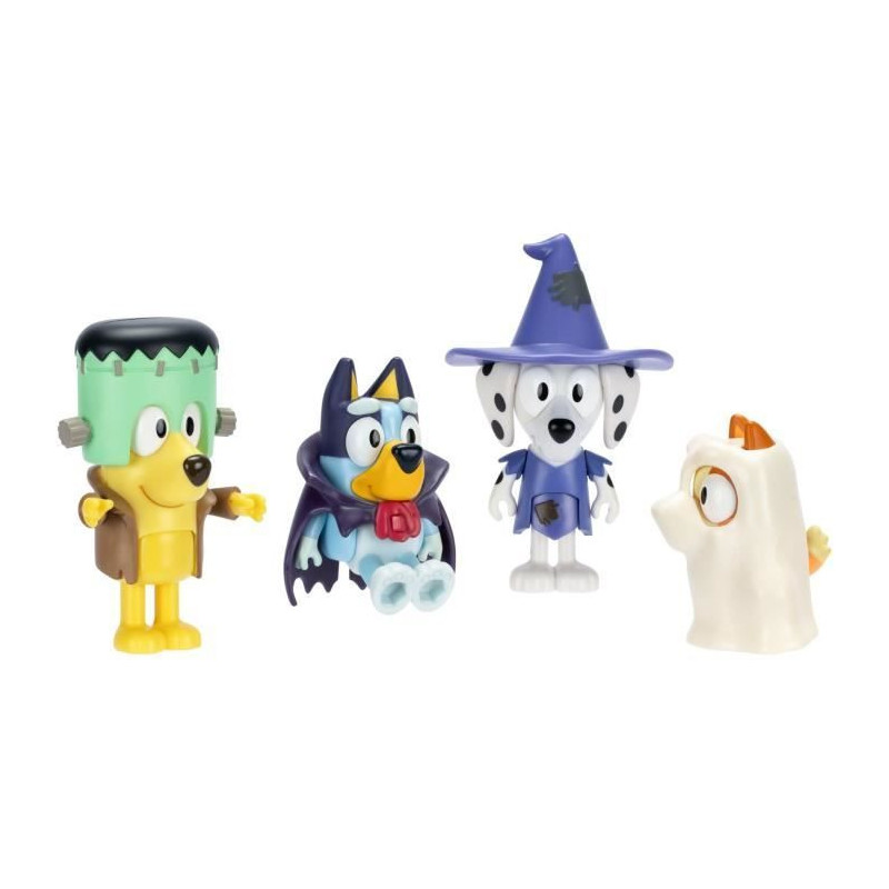 Figurine box set - BLUEY - Costumes - 4 articulated figurines - Access