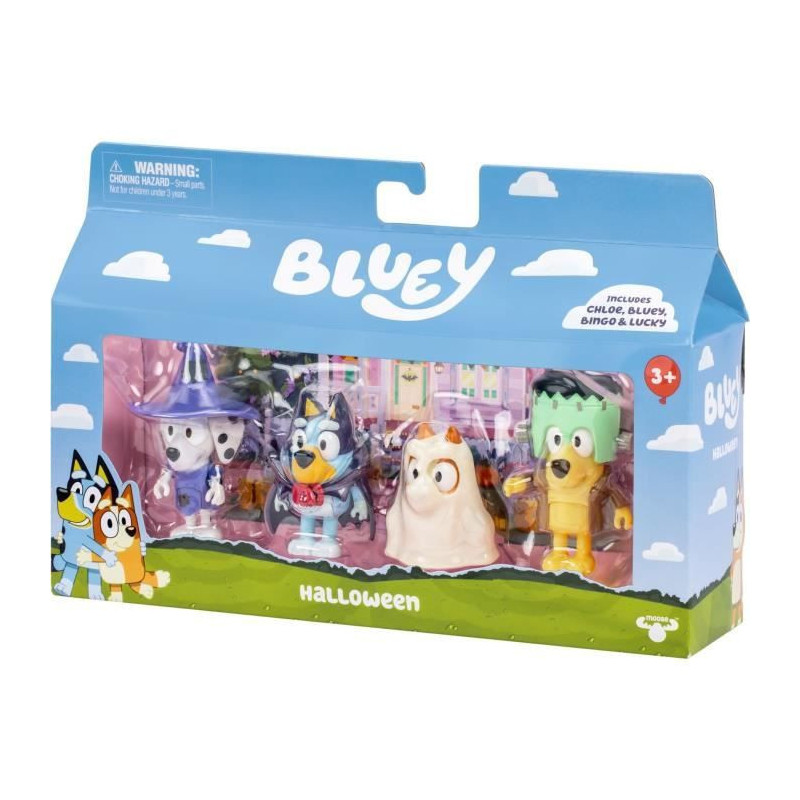 Figurine box set - BLUEY - Costumes - 4 articulated figurines - Access