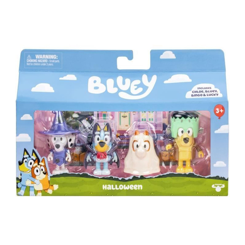Figurine box set - BLUEY - Costumes - 4 articulated figurines - Access
