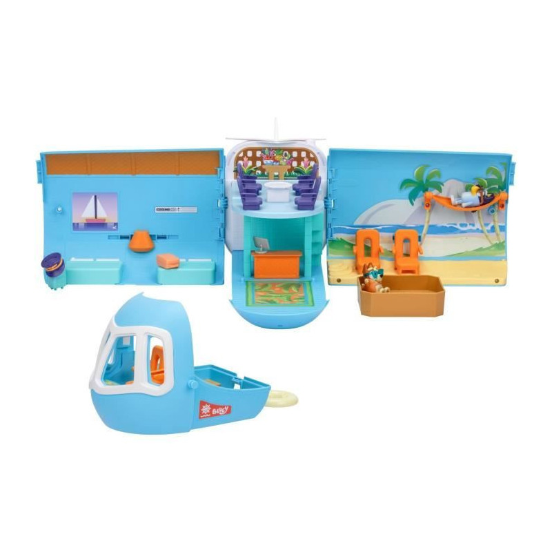 Bluey's Plane - BLUEY - Transformable playset with figures and accesso