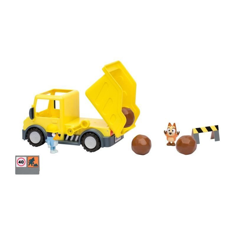 Dump Truck - BLUEY - Bluey and Bingo - Figures included - Customizable