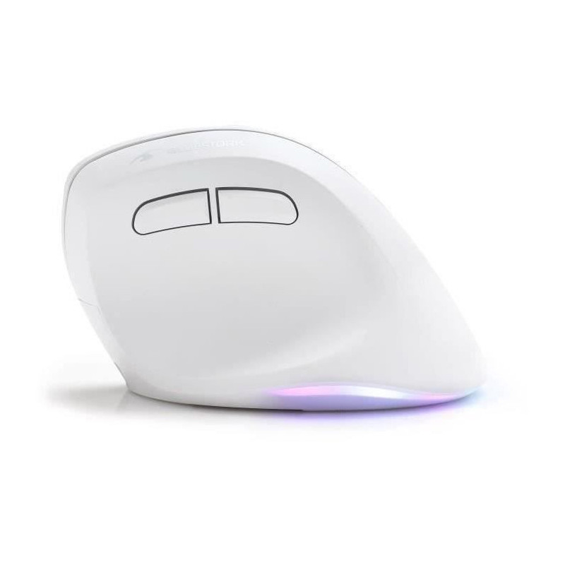 Wireless Ergonomic Mouse - BLUESTORK - ERGO - Luminous - PC/MAC - Blac