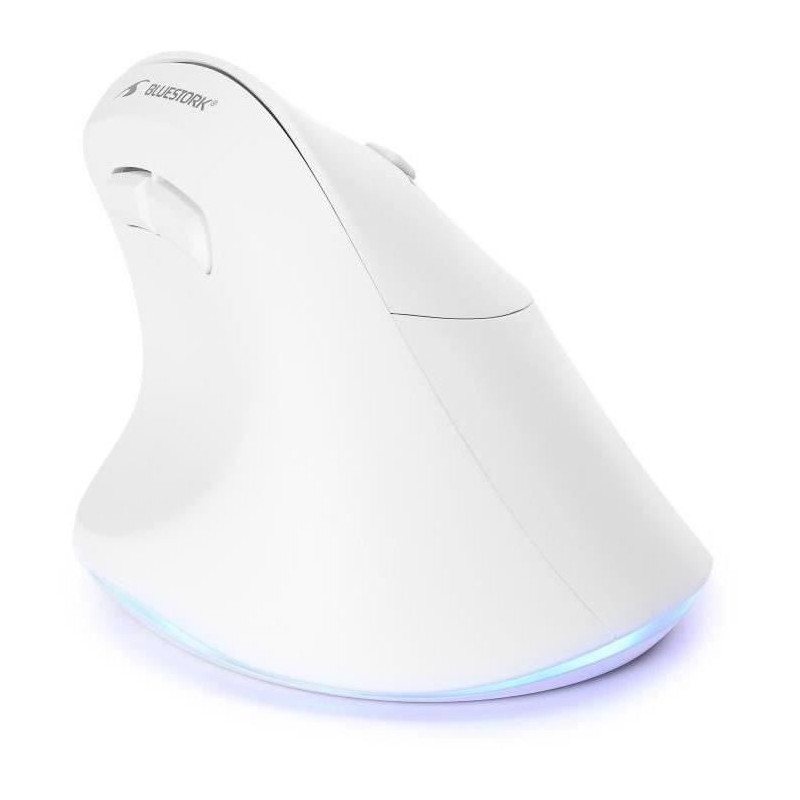 Wireless Ergonomic Mouse - BLUESTORK - ERGO - Luminous - PC/MAC - Blac