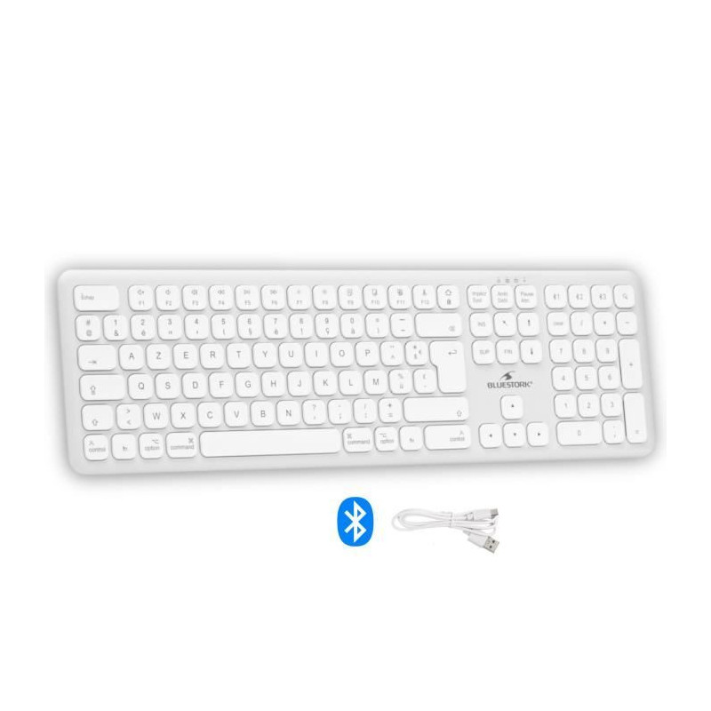 Bluetooth wireless keyboard - BLUESTORK - MAC - Full size - Mac compat