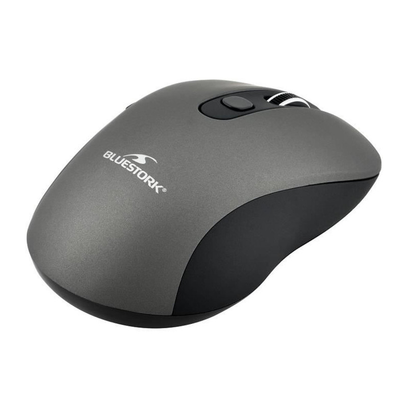 Wireless Mouse - 2.4 GHz - 6 Buttons - Gray