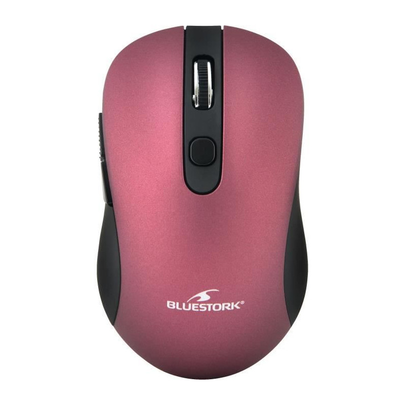 BLUESTORK Wireless Mouse - 2.4 Ghz - 6 buttons - Metallic plum