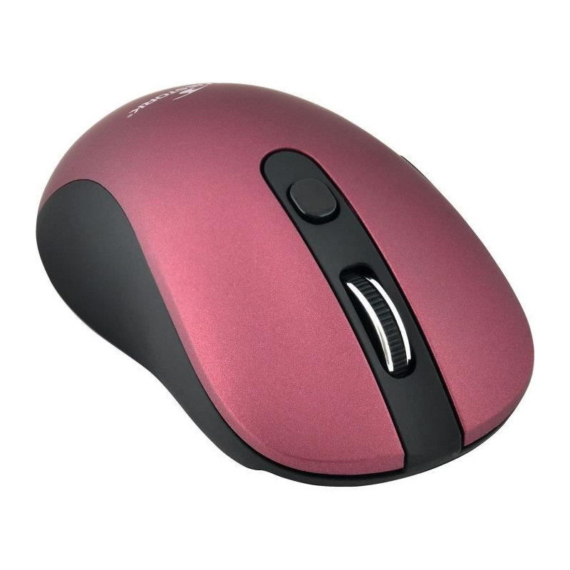 BLUESTORK Wireless Mouse - 2.4 Ghz - 6 buttons - Metallic plum