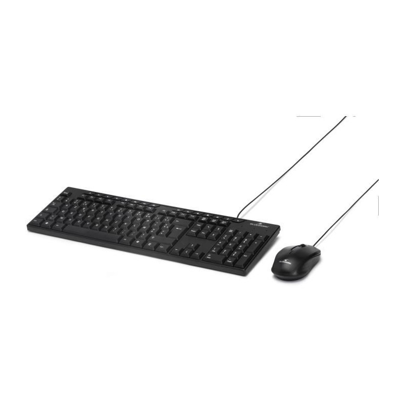 Keyboard Mouse Pack - BLUESTORK - MEDIA OFFICE - Wired - Azerty - Wind
