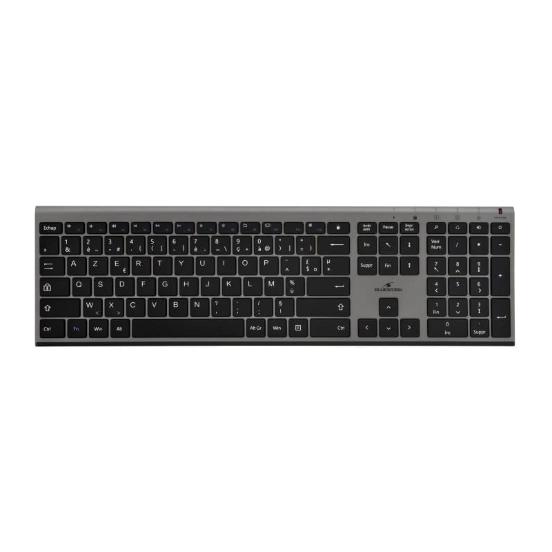 Keyboard + mouse - BLUESTORK - wireless - Grapheme - Black - PACK-WL-P