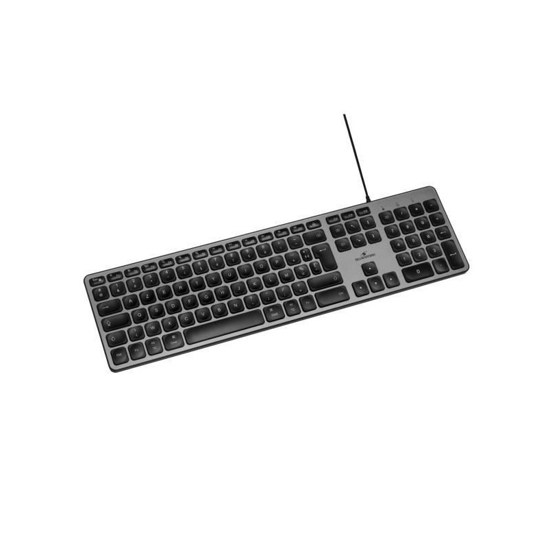 Wired Keyboard - Bluestork - KB Mac - Azerty - Mac Compatible - Black
