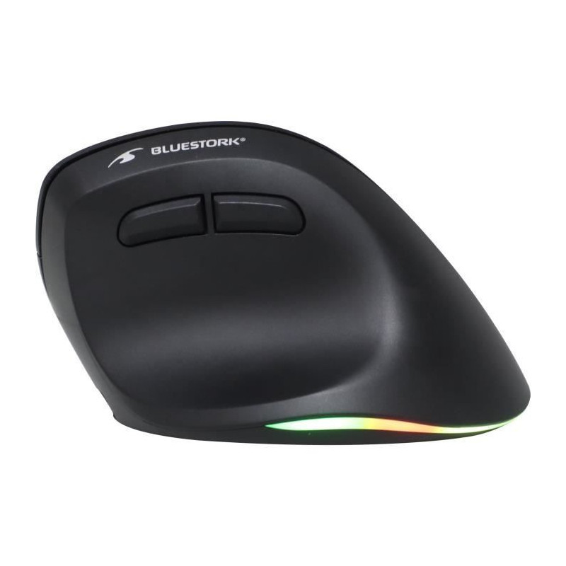 Ergonomic Vertical Mouse - BLUESTORK - M-WL-ERGO-LUMI - Wireless + Blu