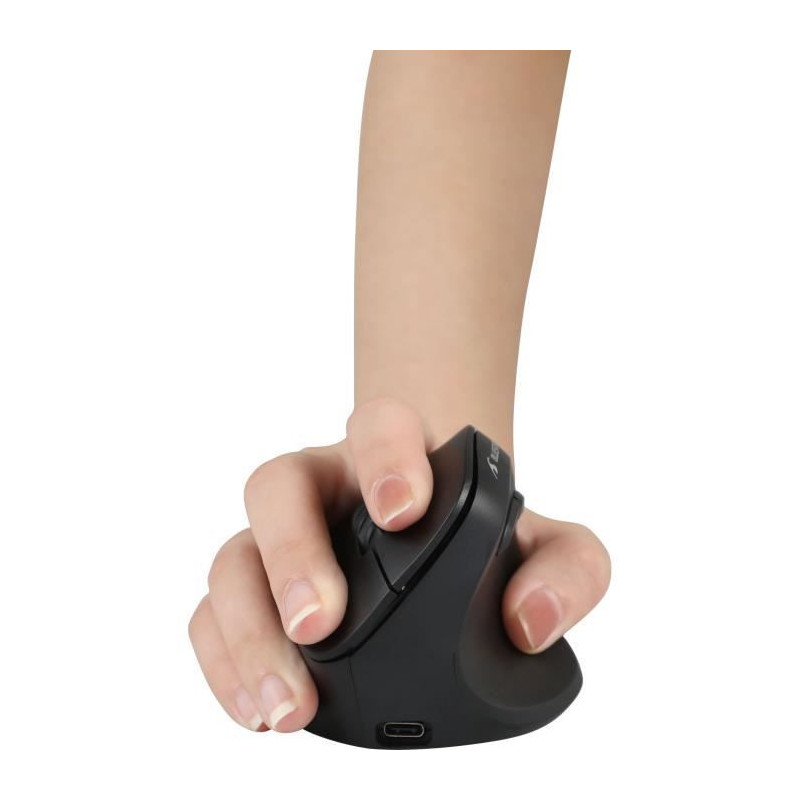Ergonomic Vertical Mouse - BLUESTORK - M-WL-ERGO-LUMI - Wireless + Blu