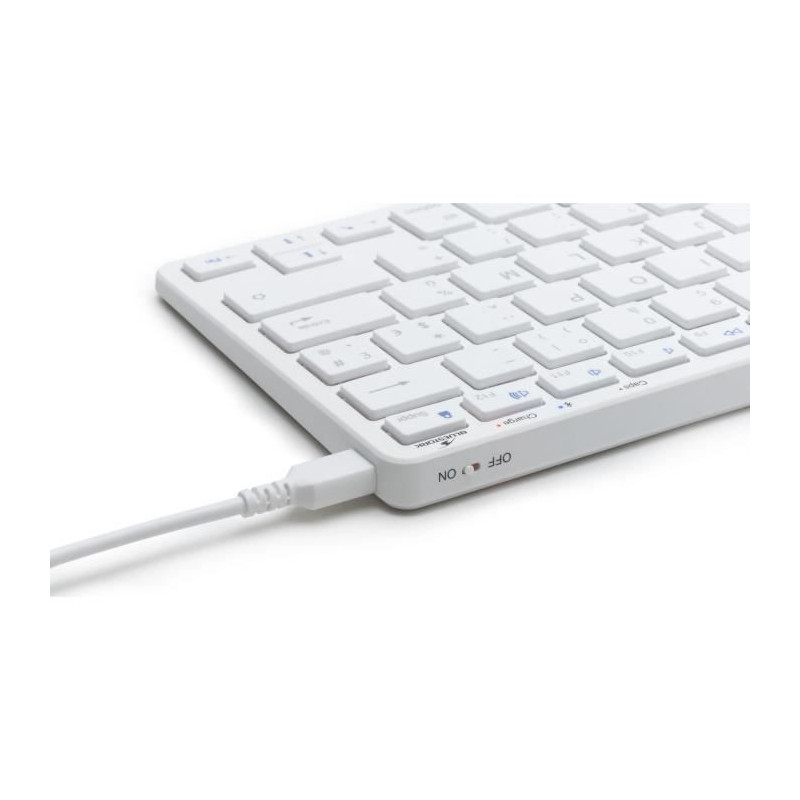 Wireless Keyboard - BLUESTORK - MINI MAC R - Compact - Rechargeable -