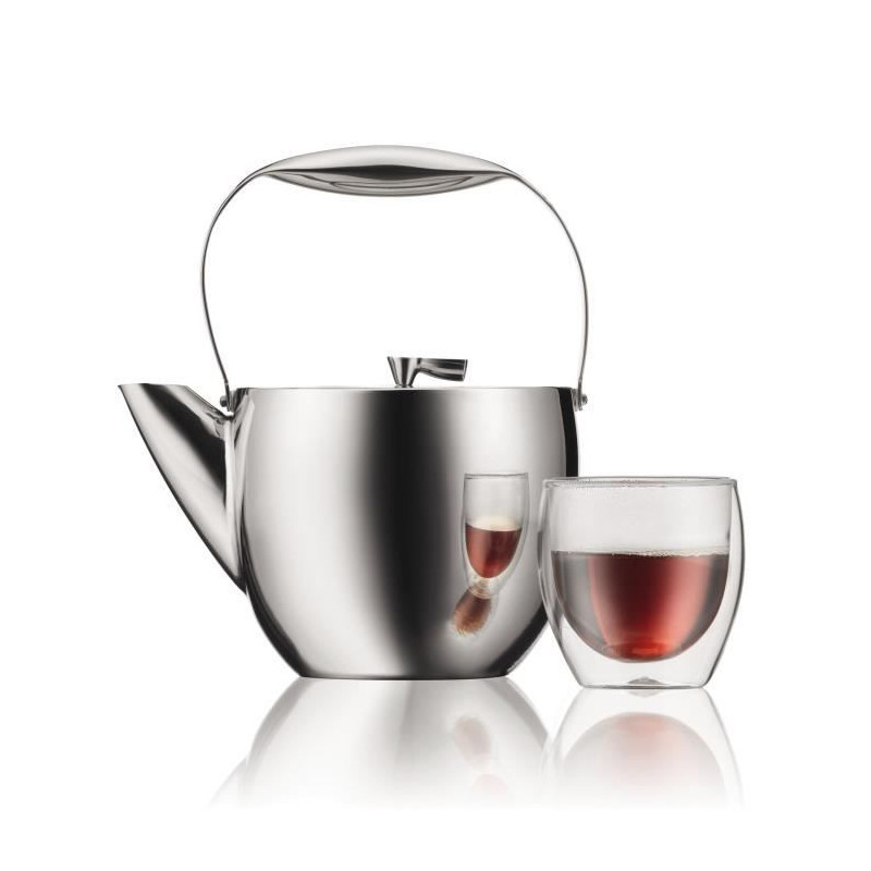 French press teapot - BODUM - Columbia - Stainless steel filter - 1.5