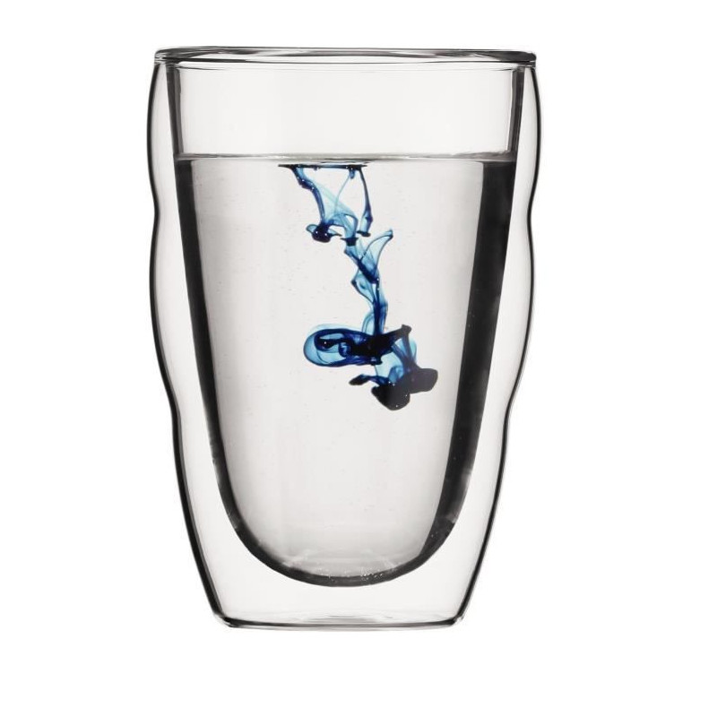 Set of 6 thermo glasses - BODUM - Pilatus - Double wall - 0.35 l - Tra