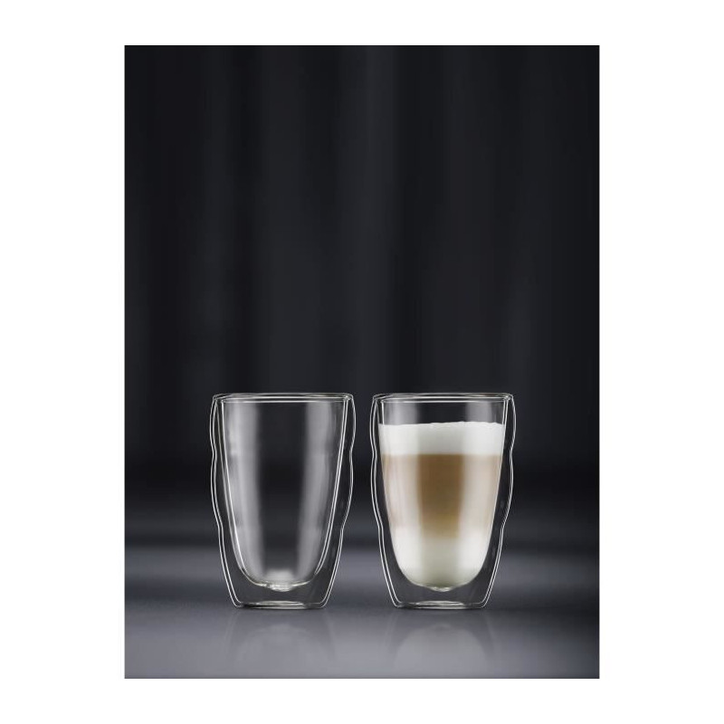 Set of 6 thermo glasses - BODUM - Pilatus - Double wall - 0.35 l - Tra