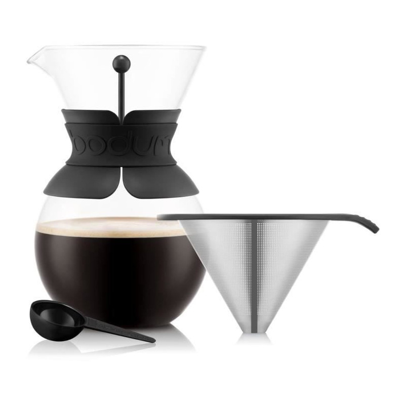 To over - Bodum coffee maker, permanent stainless steel mesh filter, 1