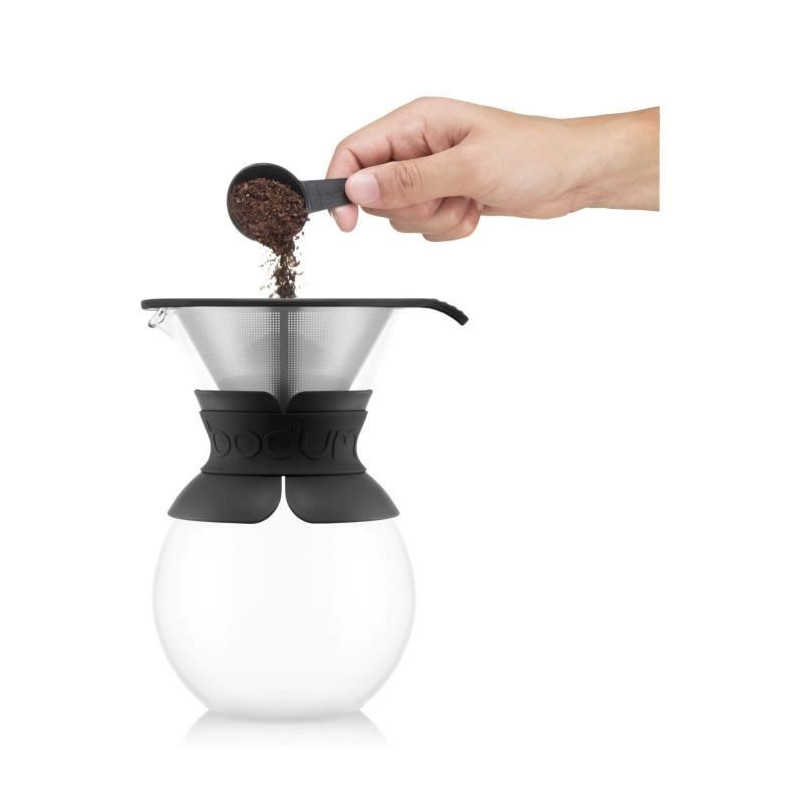 To over - Bodum coffee maker, permanent stainless steel mesh filter, 1