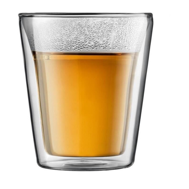 BODUM CANTEEN Set 6 Double Wall Lenses 0.2 l Transparent