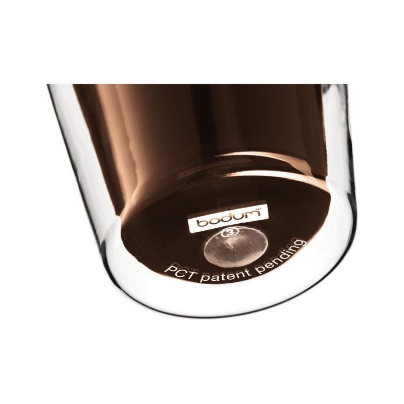 BODUM CANTEEN Set 6 Double Wall Lenses 0.2 l Transparent