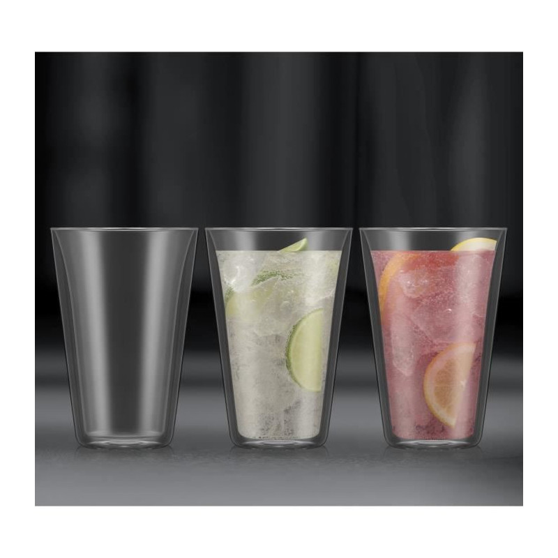 BODUM CANTEEN Set 6 Double Wall Lenses 0.4 l Transparent