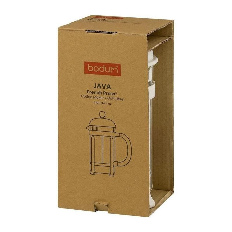 Bodum 1903-913 - COFFEE MAKER - JAVA French Press Coffee Maker White 0