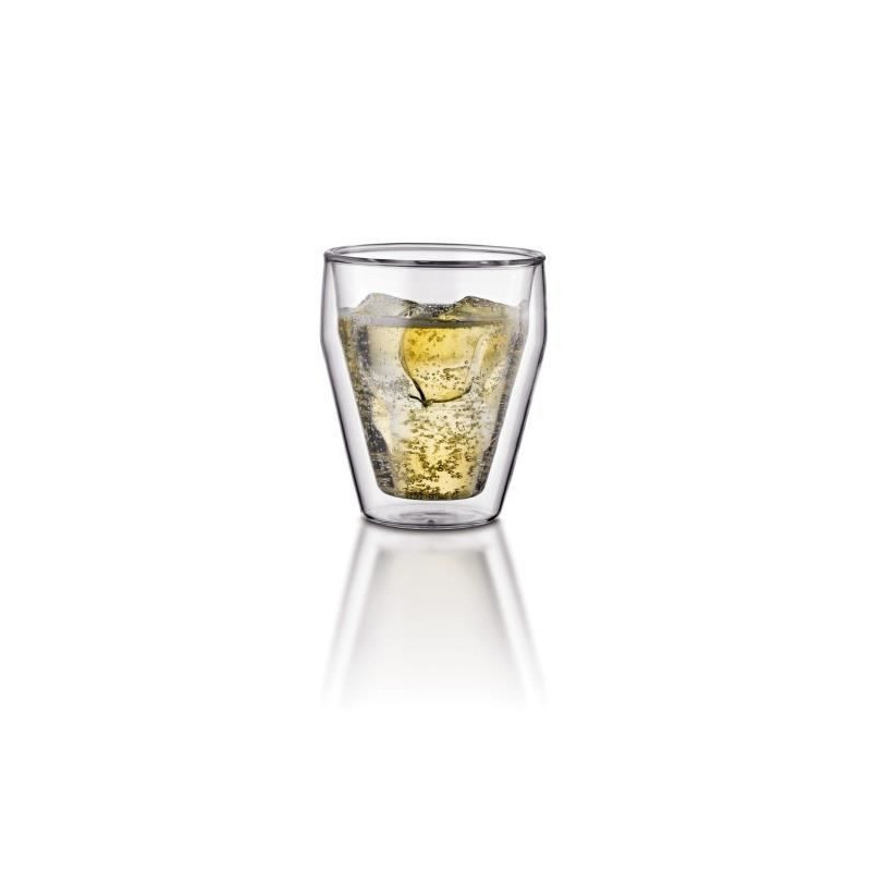 Set of 6 thermo glasses - BODUM - Titlis - Double wall - 0.25 l - Tran