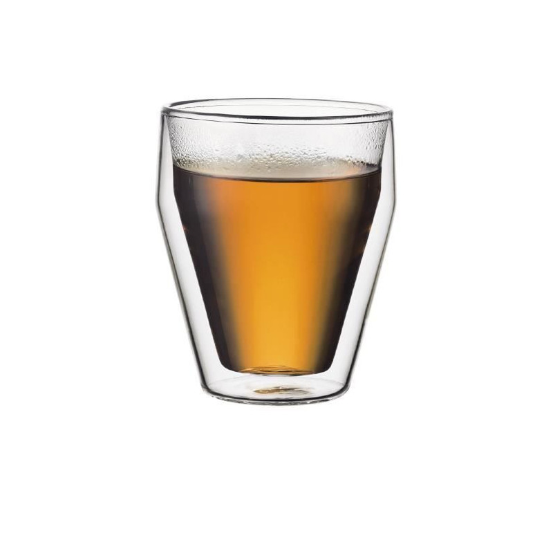 Set of 6 thermo glasses - BODUM - Titlis - Double wall - 0.25 l - Tran