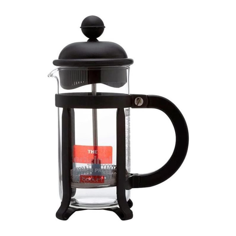 French press coffee maker - BODUM - 1908-01 - Black - Borosilicate gla