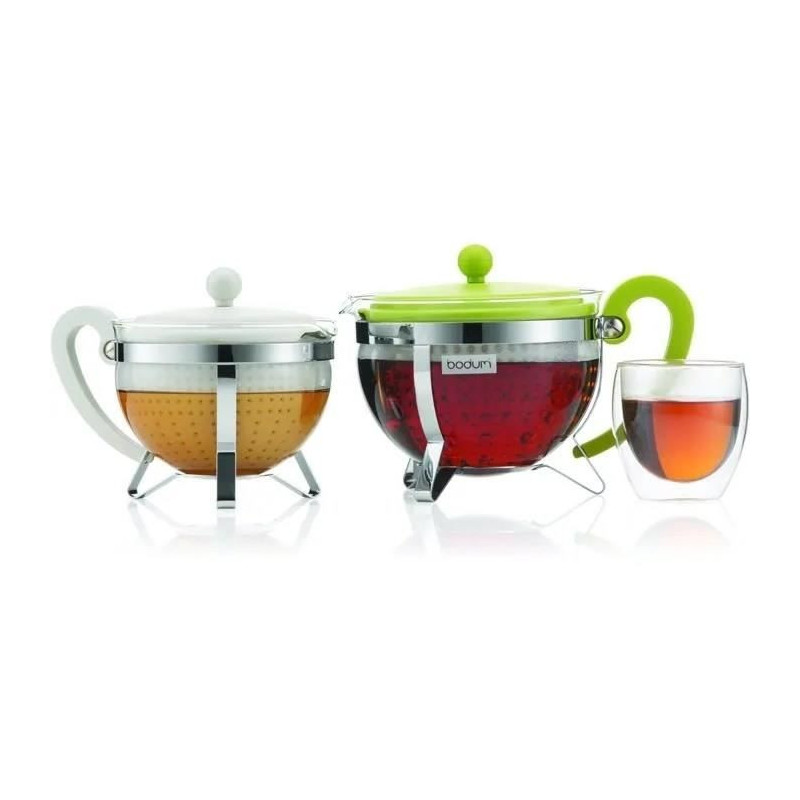BODUM CHAMBORD Acrylic filter teapot 1.3 l Black