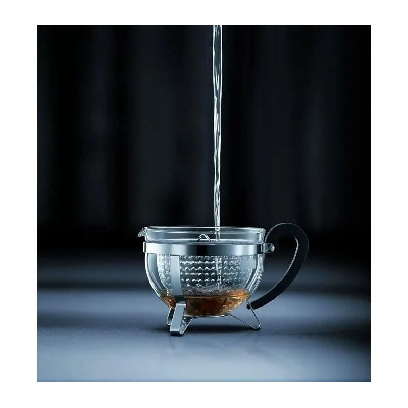 BODUM CHAMBORD Acrylic filter teapot 1.3 l Black