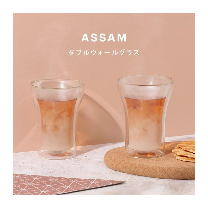 BODUM ASSAM Set of 2 double wall glasses 0.25L