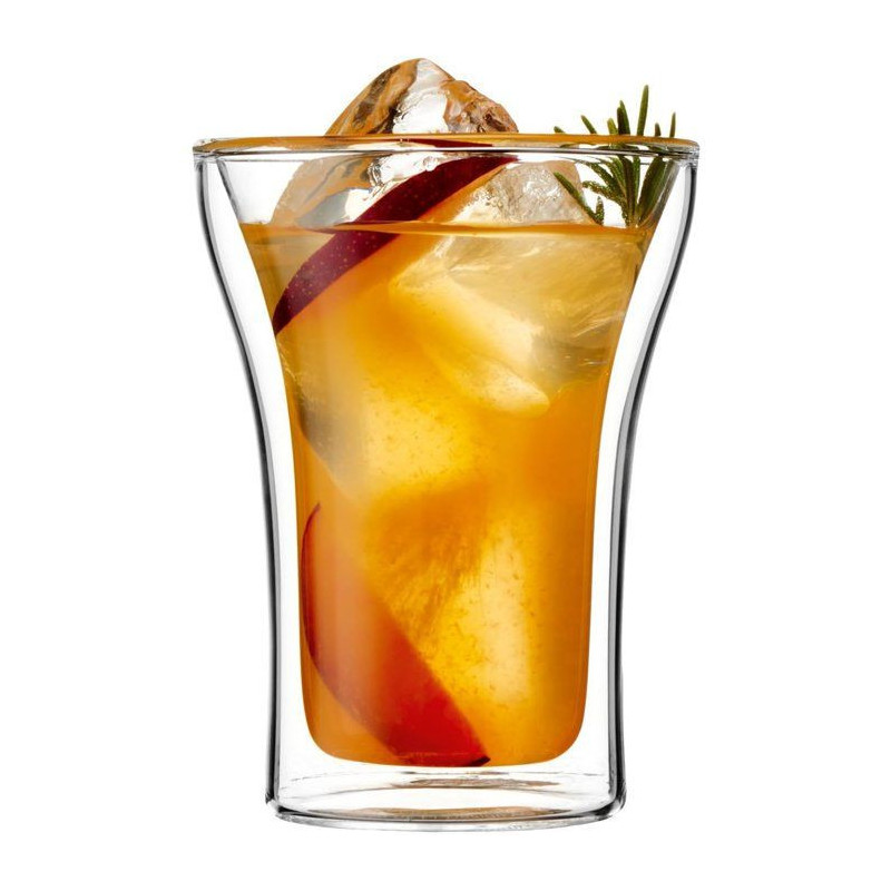BODUM ASSAM Set of 2 double wall glasses 0.25L
