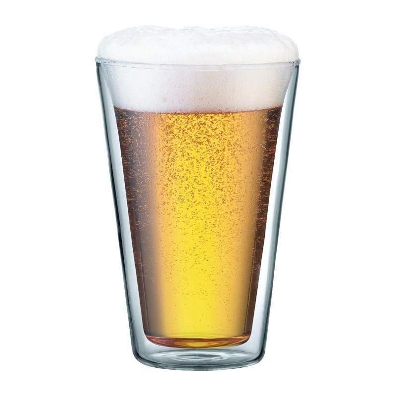 BODUM CANTEEN Set of 2 double wall glasses 0.4 l Transparent