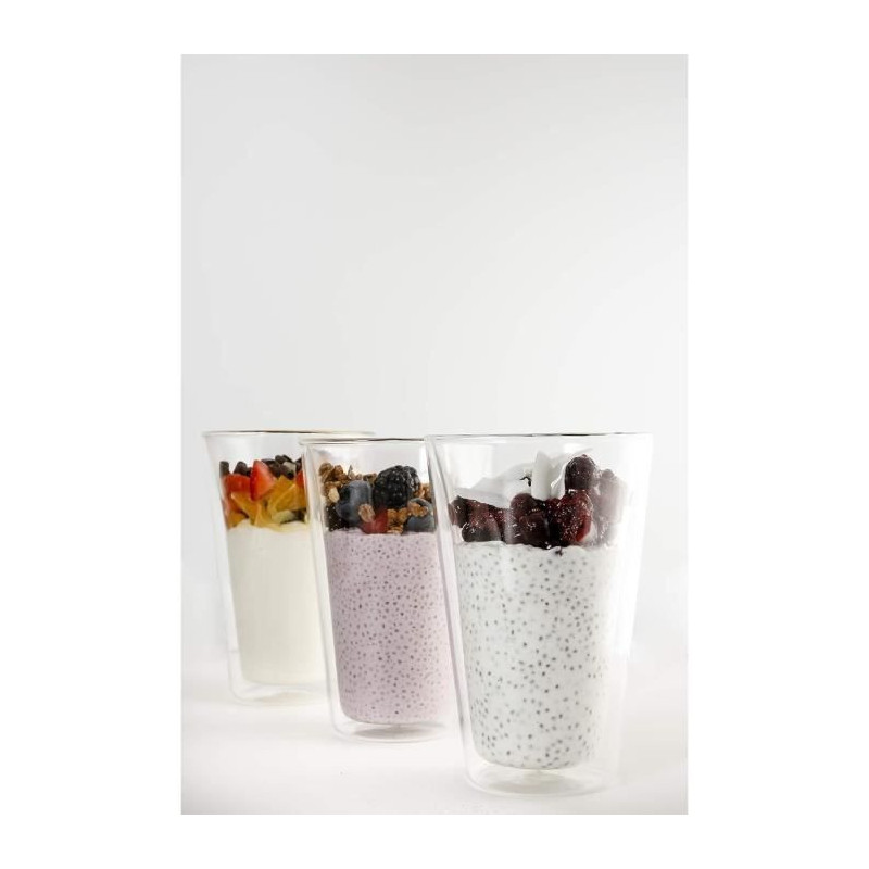 BODUM CANTEEN Set of 2 double wall glasses 0.4 l Transparent