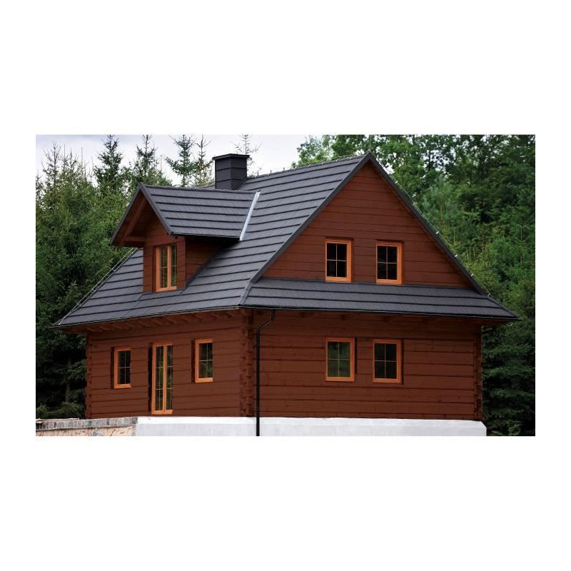 2 in 1 High Protection Stain - Dark Oak Satin - BONDEX - 5 L